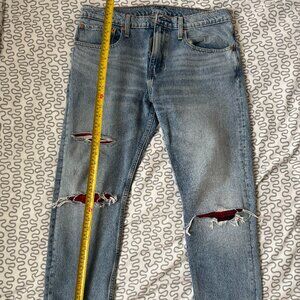 Levi’s 512 Slim Taper Distressed Jeans - W34 L32